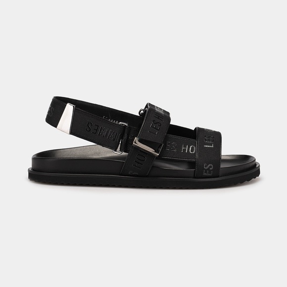 Les Hommes Leather & Elastic Strap Sandal, EU40.5 main image 13